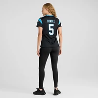 Maillot Nike Rico Dowdle noir pour femme des Carolina Panthers