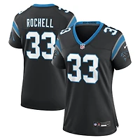Maillot de match Nike Robert Rochell noir pour femme, Carolina Panthers