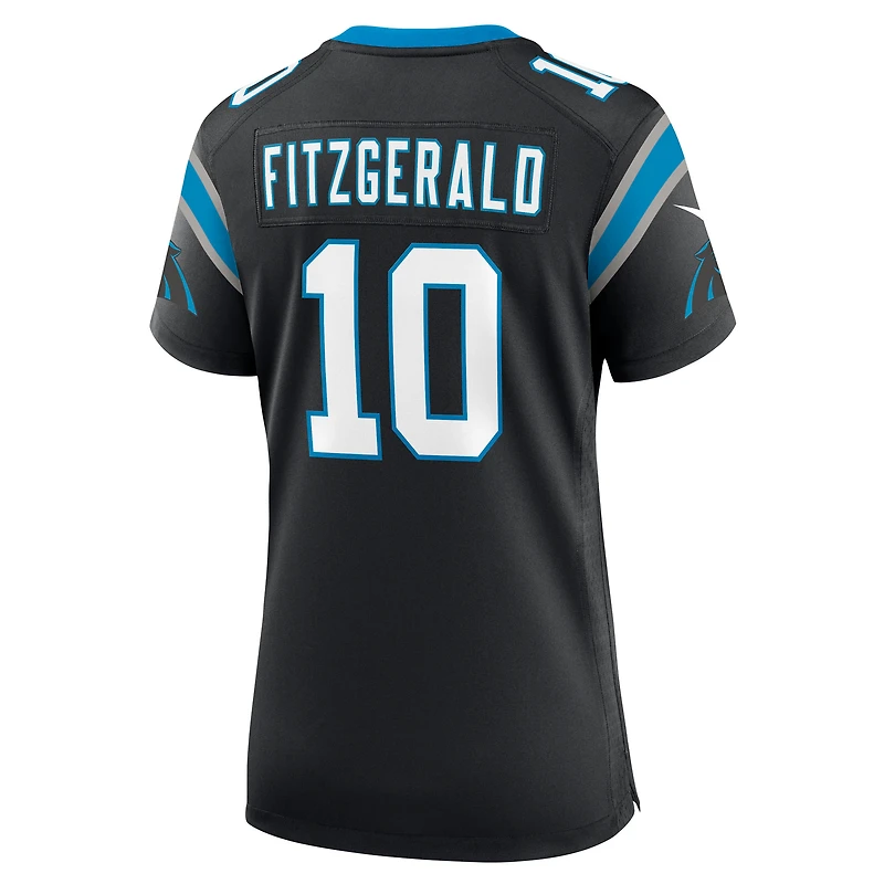 Maillot Nike Ryan Fitzgerald noir pour femme, équipe des Carolina Panthers