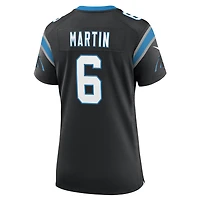 Maillot Nike Sam Martin noir pour femme des Carolina Panthers