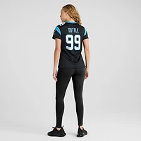 Maillot de match Nike Shy Tuttle noir Carolina Panthers pour femme