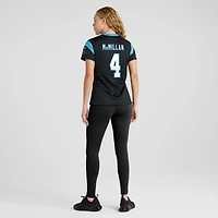Maillot Nike Tetairoa McMillan noir pour femme, équipe des Carolina Panthers