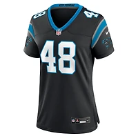 Maillot Nike Thomas Incoom noir pour femme des Carolina Panthers
