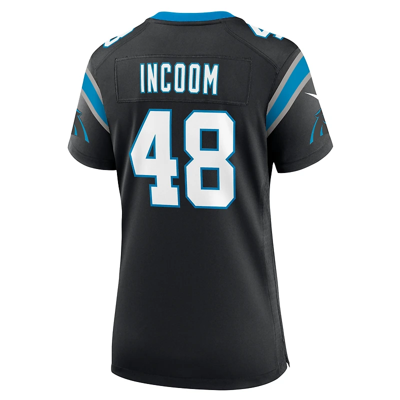 Maillot Nike Thomas Incoom noir pour femme des Carolina Panthers