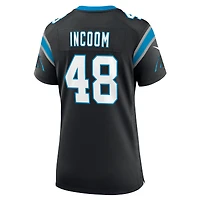 Maillot Nike Thomas Incoom noir pour femme des Carolina Panthers