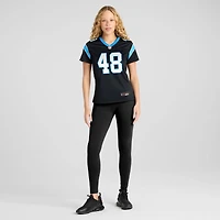 Maillot Nike Thomas Incoom noir pour femme des Carolina Panthers