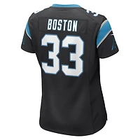 Maillot de match Nike Tre Boston pour femme, noir, Carolina Panthers