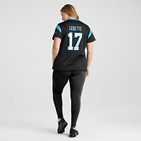 Maillot de match l'équipe Nike Xavier Legette des Panthers la Caroline pour femme, noir