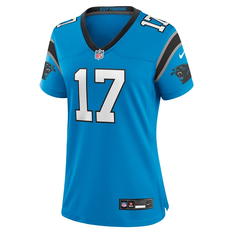 Maillot de match alternatif Nike Xavier Legette bleu Carolina Panthers pour femme