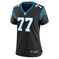 Maillot de match Nike Yosh Nijman pour femme, noir, Carolina Panthers