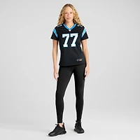Maillot de match Nike Yosh Nijman pour femme, noir, Carolina Panthers