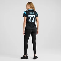 Maillot de match Nike Yosh Nijman pour femme, noir, Carolina Panthers