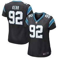 Maillot de match Nike Zach Kerr des Panthers la Caroline noir pour femme
