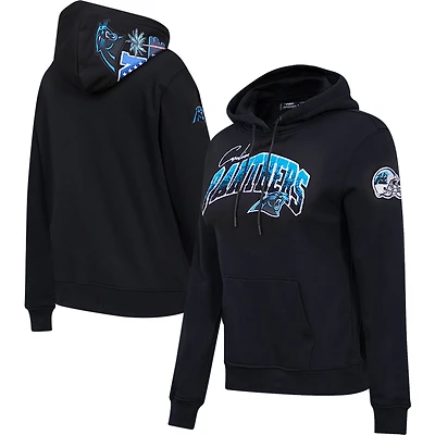 Sweat à capuche Pro Standard Black Carolina Panthers Local Patch pour femme