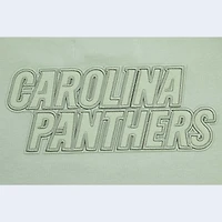Women's Pro Standard Light Green Carolina Panthers Oversized Cropped Neutral Pullover Sweatshirt