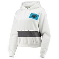 Chandail à Vêtements blanc pour femmes Refried Apparel Panthers de la Caroline, culture durable, Dolman