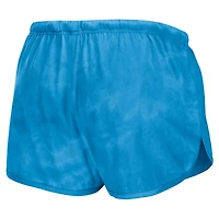 Ensemble de détente pour femme WEAR by Erin Andrews, sweat-shirt court et short tie-dye bleu Carolina Panthers
