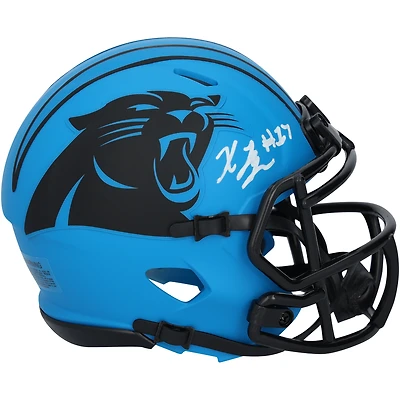 Casque Riddell Rave Speed ​​Mini autographié par Xavier Legette des Carolina Panthers
