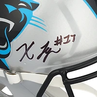 Casque Riddell Speed ​​authentique autographié par Xavier Legette des Carolina Panthers
