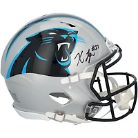 Casque Riddell Speed ​​authentique autographié par Xavier Legette des Carolina Panthers