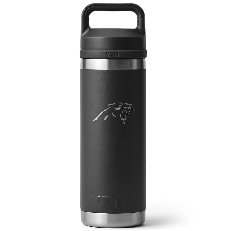 YETI Carolina Panthers 18oz. Rambler Chug Water Bottle