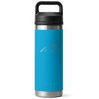 YETI Carolina Panthers 18oz. Rambler Chug Water Bottle