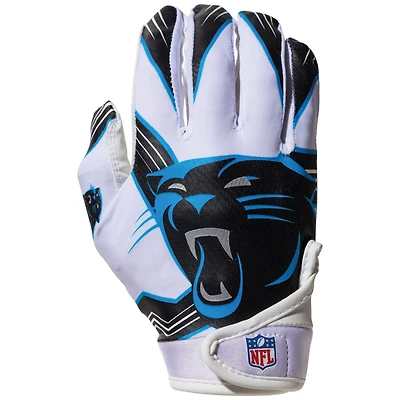 Youth Franklin Sports Carolina Panthers Receiver Gloves