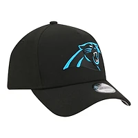 Casquette ajustable New Era Black Carolina Panthers 9FORTY pour jeunes