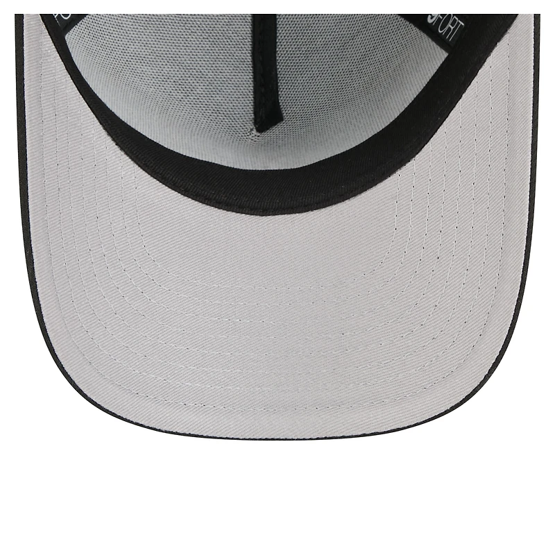 Casquette ajustable New Era Black Carolina Panthers 9FORTY pour jeunes