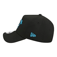 Youth New Era  Black Carolina Panthers 9FORTY A-Frame Adjustable Hat