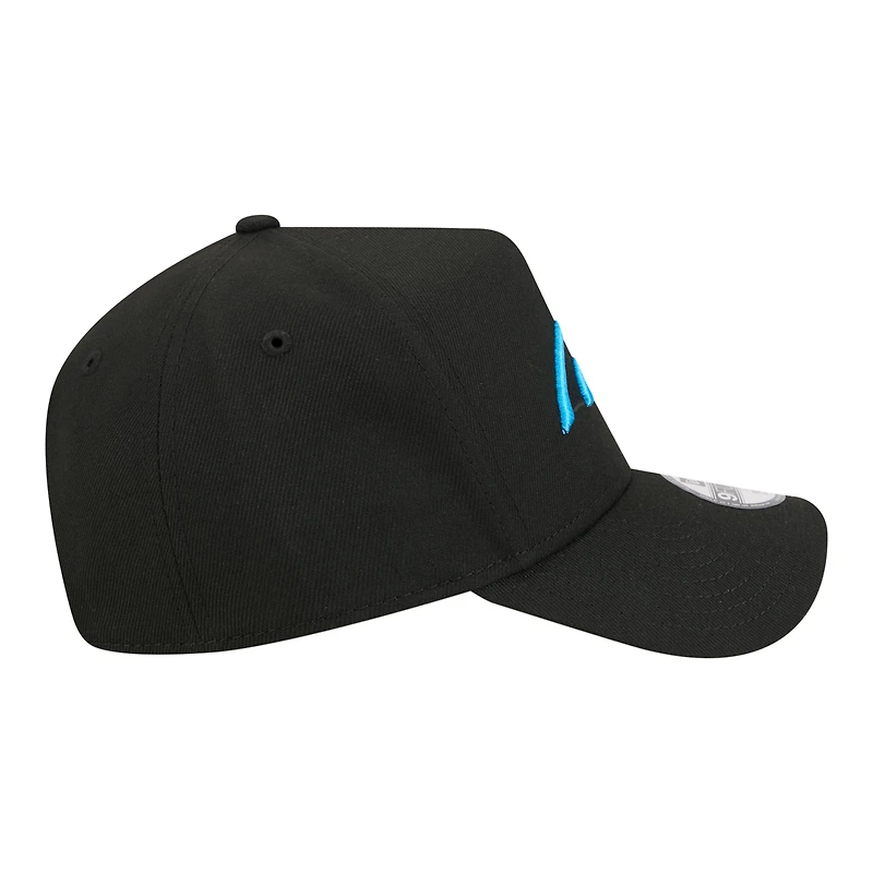 Casquette ajustable New Era Black Carolina Panthers 9FORTY pour jeunes
