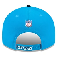 Youth New Era  Blue/Black Carolina Panthers 2026 NFL Draft Pre-Curved 9FIFTY Snapback Hat
