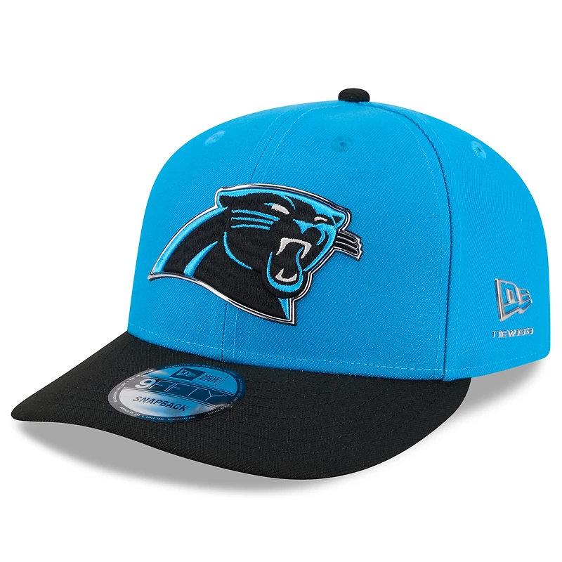 Casquette snapback New Era bleue/noire Carolina Panthers, édition spéciale NFL Draft 2026, pour jeunes