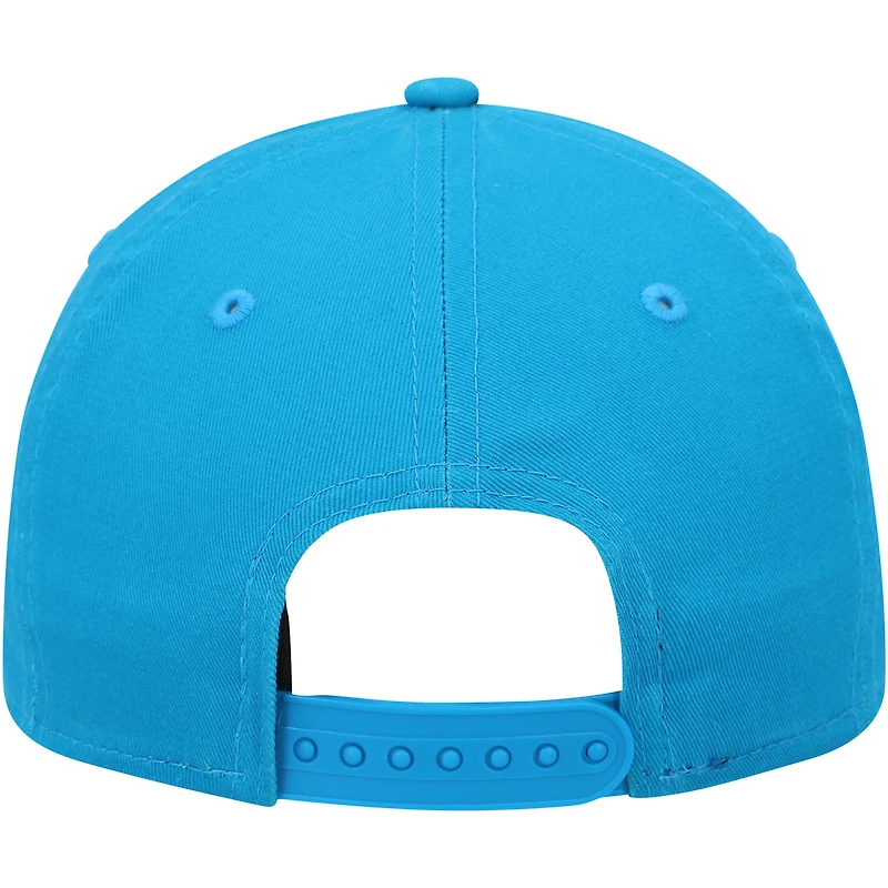 Youth New Era Blue Carolina Panthers Outline 9FORTY Adjustable Hat