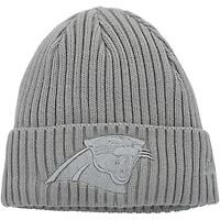 Youth New Era  Gray Carolina Panthers Color Pack Cuffed Knit Hat