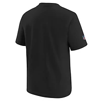 Youth Nike  Black Carolina Panthers 2024 NFL Crucial Catch T-Shirt