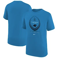 Youth Nike  Blue Carolina Panthers Icon Legend Dri-FIT T-Shirt