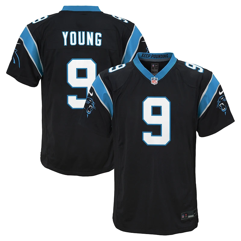 Youth Nike Bryce Young Blue Carolina Panthers Game Jersey