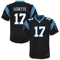 Youth Nike Xavier Legette Black Carolina Panthers Team Game Jersey