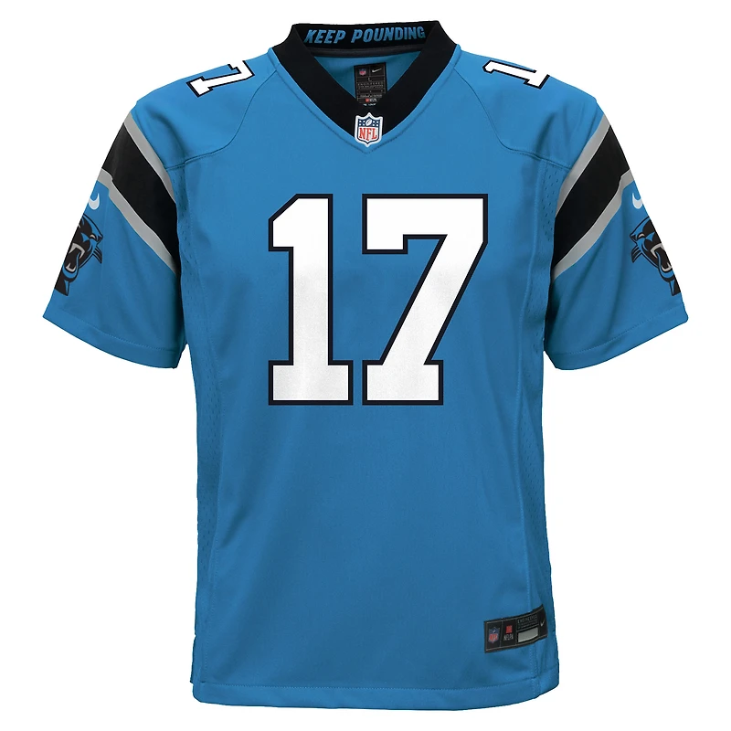 Maillot de match alternatif Nike Xavier Legette bleu pour jeunes des Carolina Panthers