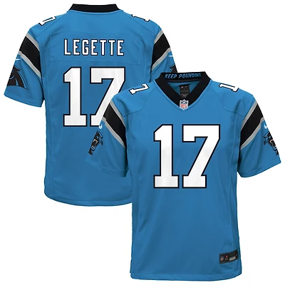 Youth Nike Xavier Legette Blue Carolina Panthers Alternate Game Jersey