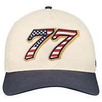 Men's '47 Cream Carson Hocevar Flag Fill Two-Tone Hitch Adjustable Hat