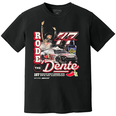T-shirt noir classique pour homme Carson Hocevar, vainqueur de la course Jack Link's 500