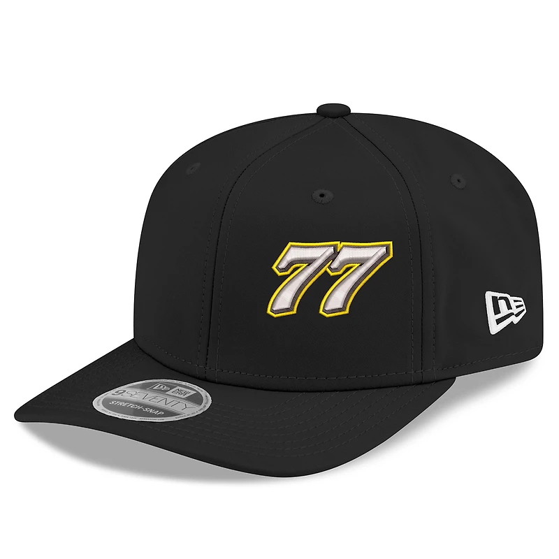Men's New Era  Black Carson Hocevar 9SEVENTY Stretch-Snap Hat