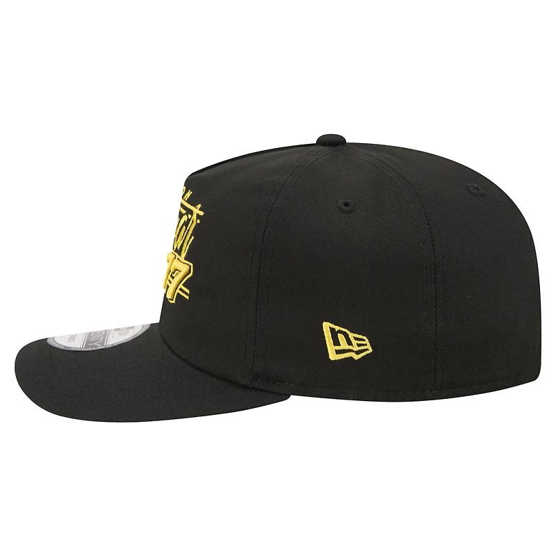 Men's New Era  Black Carson Hocevar Driver Script 19TWENTY Adjustable Hat