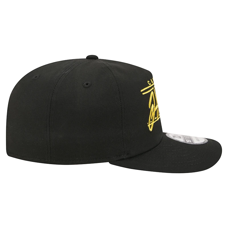 Men's New Era  Black Carson Hocevar Driver Script 19TWENTY Adjustable Hat