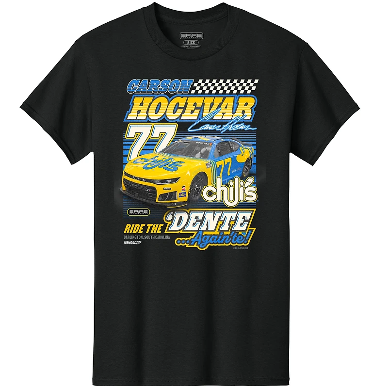 Men's Spire Motorsports  Natural Carson Hocevar #77 Chili's Car Throwback T-Shirt