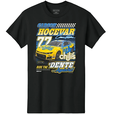 Men's Spire Motorsports Natural Carson Hocevar #77 Chili's Car Throwback T-Shirt