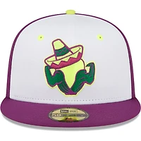 Casquette ajustée New Era White Cedar Rapids Kernels Copa De La Diversion 59FIFTY pour homme