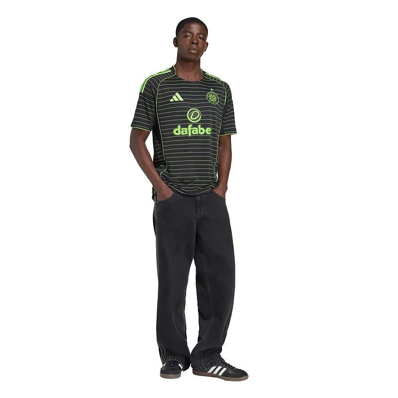 Maillot réplique extérieur noir adidas Celtic 2025/26 pour homme